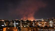 Siria acusa a Israel de lanzar misiles en las afueras de Damasco