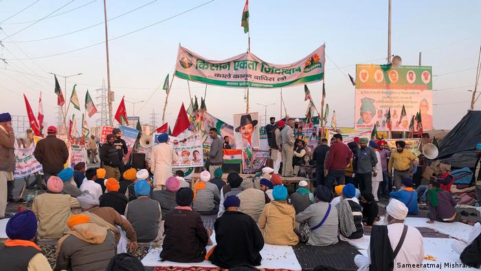 Farmers protest reforms in Delhi, India 