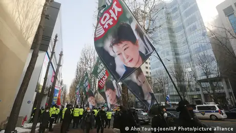 Südkorea Korruption Ex-Präsidentin Park Geun-hye Protest