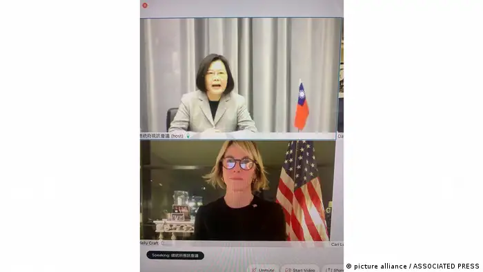 USA Taiwan Diplomatie l UN-Botschafterin spricht mit Taiwans Präsidentin