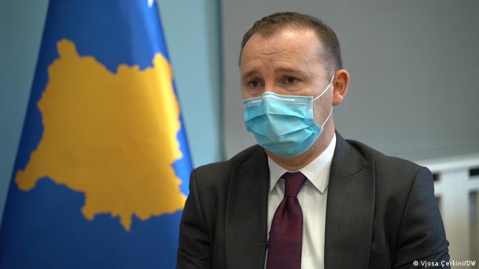 Kosovo's Health Minister Armend Zemaj 