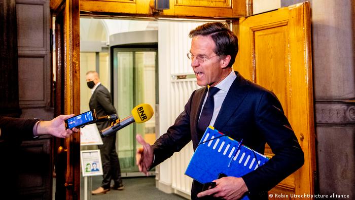 Den Haag Kabinettssitzung Regierungskrise Marc Rutte