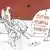 Карикатура Сергея Елкина - витязь на коне в раздумьях перед камнем, на котором высечены названия прививок "Спутник, "Модерна", "Пфайзер" и стрелки, указывающие направления.