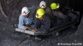 Pakistan Kohlemine Minenarbeiter