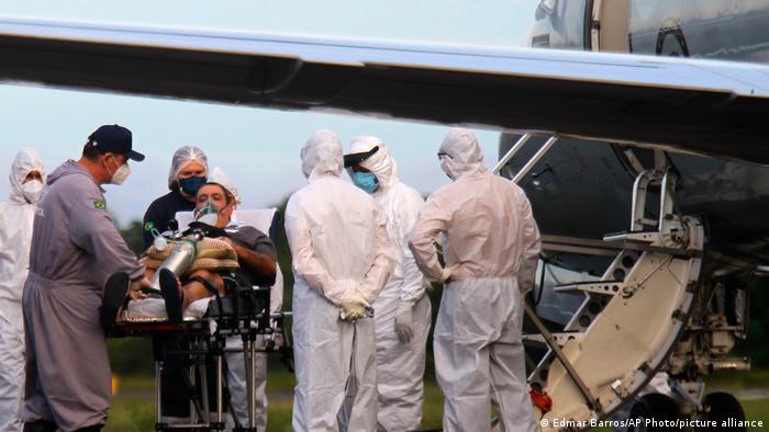 Brasilien Manaus Coronakrise Sauerstofflieferung Luftwaffe