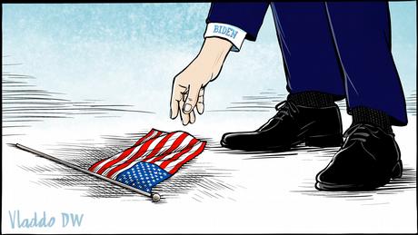 DW-Karikatur von Vladdo - USA, Llegó la hora