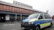 A police car is seen outside the Terminal 5 of the Airport Berlin Brandenburg (BER) in Schoenefeld A police car is seen outside the Terminal 5 of the Airport Berlin Brandenburg (BER) in Schoenefeld