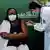 Ao lado do governador paulista João Doria, enfermeira recebe vacina contra covid-19 em São Paulo