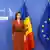 Moldova's President Maia Sandu and European Commission President Ursula Von der Leyen seen in 2021