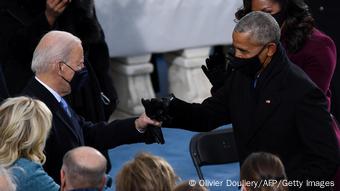 USA Washington | Amtseinführung: Joe Biden und Barack Obama