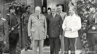 Τσόρτσιλ, Τρούμαν, Στάλιν στη Διάσκεψη του Πότσνταμ