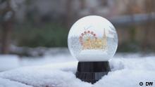 A snow flurry on demand: the Viennese snow globe