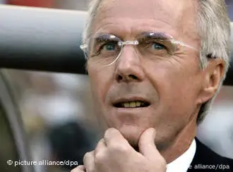 Trainer Sven-Göran Eriksson. Foto: dpa