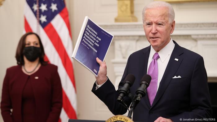 USA Washington | Pressekonferenz Joe Biden zum Coronavirus