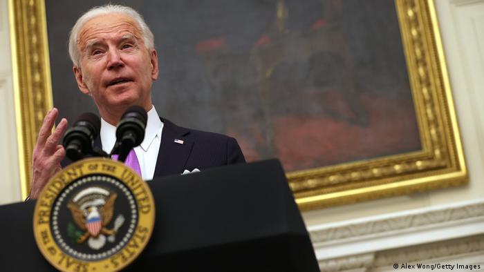 USA Washington | Pressekonferenz Joe Biden zum Coronavirus