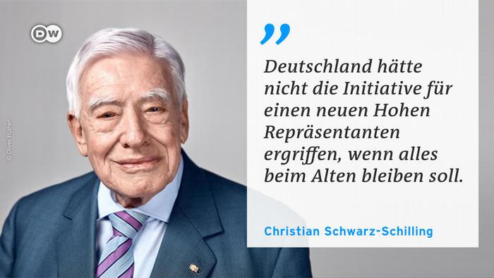 DW Zitattafel | Christian Schwarz-Schilling

