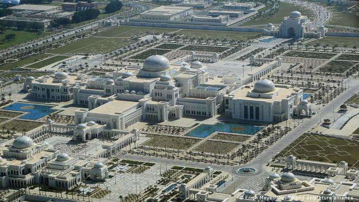 Präsidentenpalast des Herrschers der Vereinigten Arabischen Emirate in Abu Dhabi