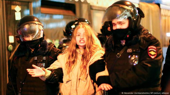 Russia Moscow |  Protests over Navalny arrest