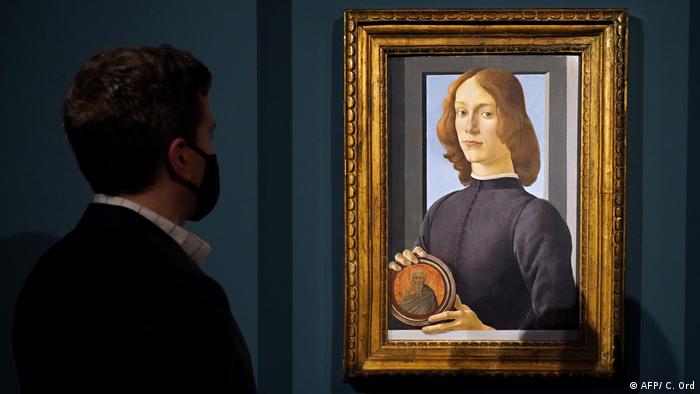 Sandro Botticelli's Young Man Holding a Roundel at Sotheby's