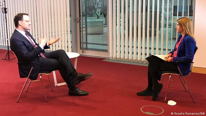 Jens Spahn im DW Interview mit Michaela Küfner