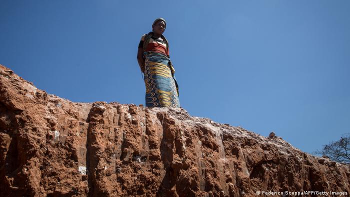 Dans une mine de cobalt entre Lubumbashi et Kolwezi (archive)