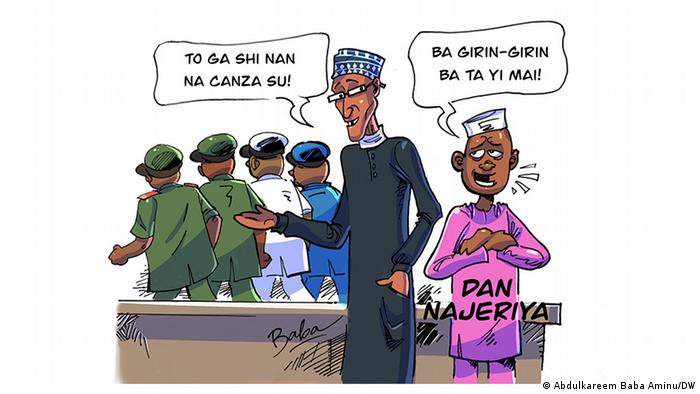 Karikatur Cartoon Nigeria