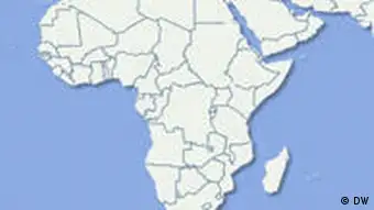 Karte Afrika. DW-Grafik: Per Sander 2010_06_01_afrika.psd