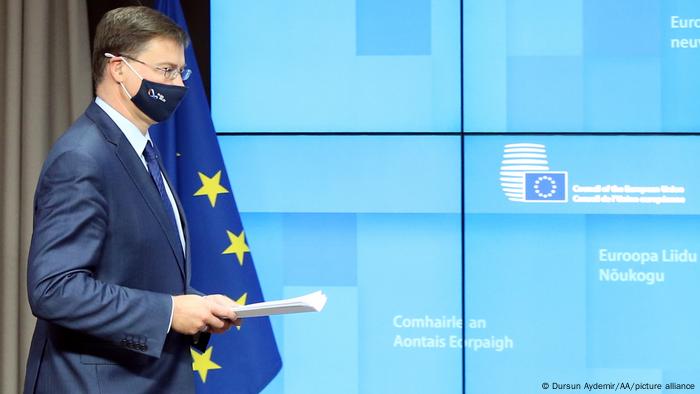 Valdis Dombrovskis, the EU trade commissioner, said he hopes the new WTO chief can overhaul the body. Valdis Dombrovskis, the EU trade commissioner, said he hopes the new WTO chief can overhaul the body.
