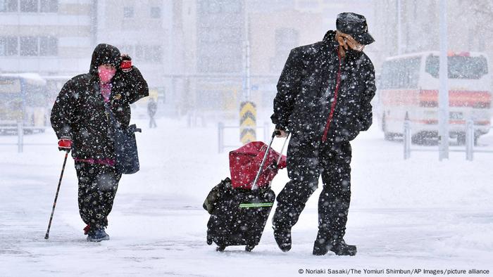 Japonya'da bi yıl kış ağır geçiyor 