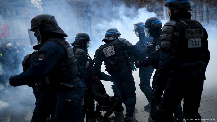 French protests over security bill