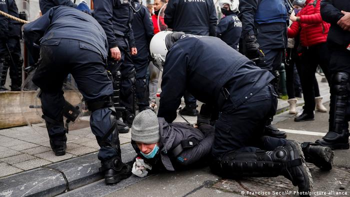 Акція протесту в Брюсселі