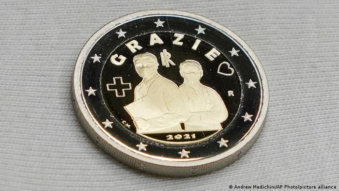 Italien 2-Euro-Münze | Hommage an das Gesundheitspersonal