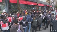 Proteste an der Bogazici Universität in İstanbul, einige Stundeten wurden festgenommen. 