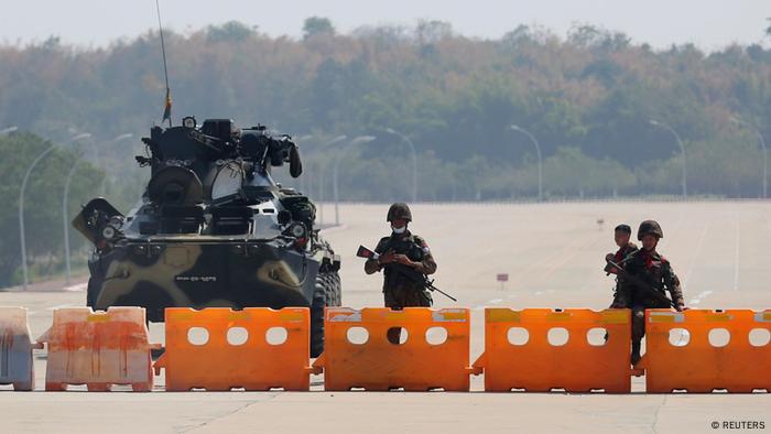 Military Checkpoint, Myanmar