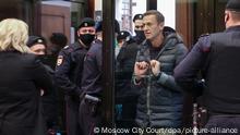 Russland Gerichtsverhandlung Nawalny