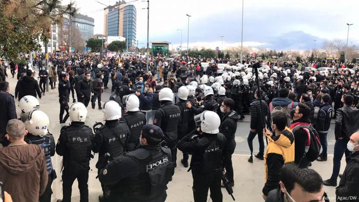 Türkei | Istanbul | Studentenproteste in Kadiköy