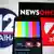 The logos for TV channels 112 Ukraine, NewsOne und ZIK 