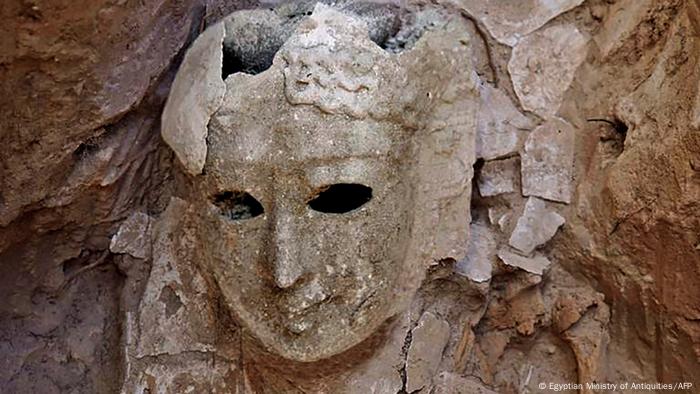 Weibliche Grabmaske, nahe Alexandria, Ägypten