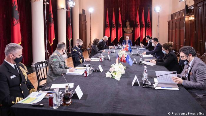Albanien Treffen Nationaler Sicherheitsrat