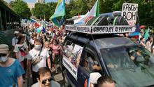 Art und Protestbewegung in Chabarowsk.
Foto: Evgeniy Vokul/DW im 22. August 2020