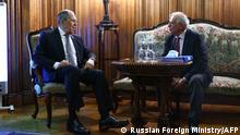 Russland | Josep Borell trifft Außenminister Sergei Lavrov in Moskau