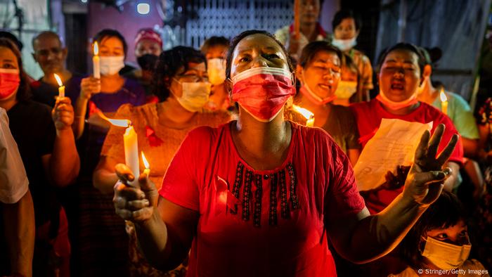 Myanmar Rangun | Proteste nach Militärputsch