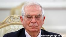 5.2.2021, Moskau, Russland, MOSCOW, RUSSIA - FEBRUARY 5, 2021: Josep Borrell, EU High Representative for Foreign Affairs and Security Policy, looks on during a meeting with Russia s Foreign Minister Sergei Lavrov at the Reception House. Russian Ministry of Foreign Affairs/TASS PUBLICATIONxINxGERxAUTxONLY TS0F601D