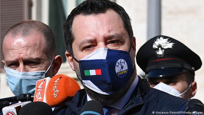 Matteo Salvini in Rome