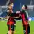 Andre Silva and Filip Kostic celebrate a Frankfurt goal