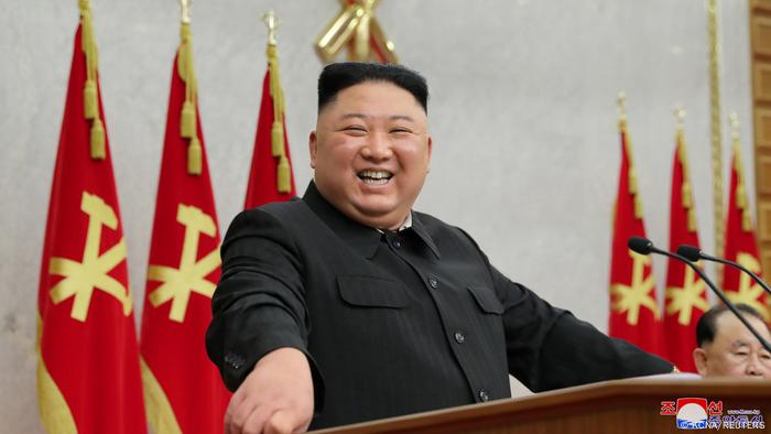 Kim Jong Un smiling