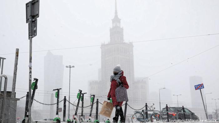 Polen Wetter l Winter - Schnee und Kälte in Warschau
