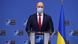 Прем'єр-міністр України Денис Шмигаль під час виступу у штаб-квартирі НАТО в Брюсселі Прем'єр-міністр України Денис Шмигаль під час виступу у штаб-квартирі НАТО в Брюсселі