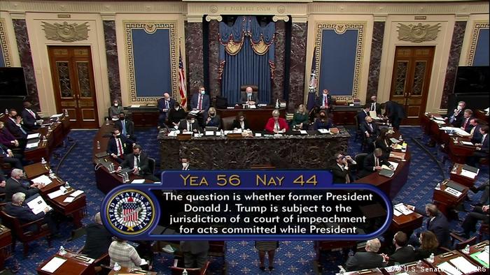 Засідання Сенату США, фото 9 лютого 2021 року