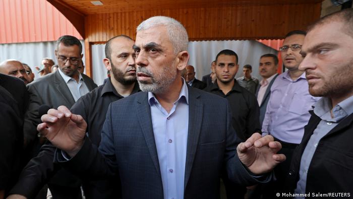 Yahya Sinwar, en una imagen de archivo durante las negociaciones en El Cairo de octubre de 2019.